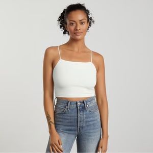 Everlane Cropped Square Neck Cami